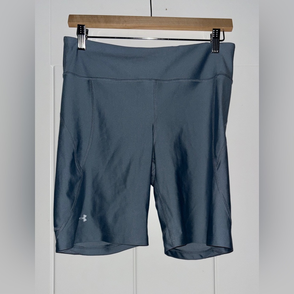 Under Armour Heatgear Biker Short Women L Athletic‎ Running Training Gym Workout